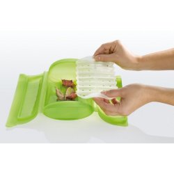 L&eacute;ku&eacute; Dampkoger/ Steam Case Med Drypbakke 3-4 Personer