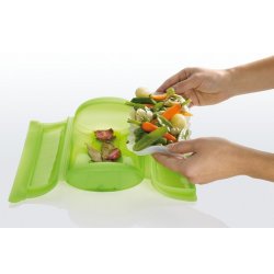 L&eacute;ku&eacute; Dampkoger/ Steam Case Med Drypbakke 3-4 Personer