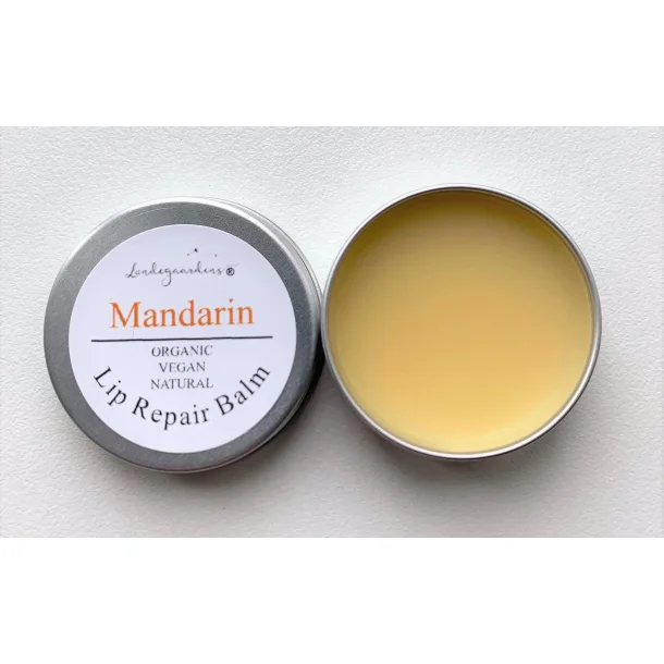 Lundegaardens Mandarin Lbepomade - kologisk, Vegansk, Naturlig 10 ml