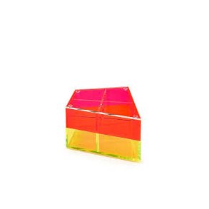 Neon Living Diamond Tower Smykkeskrin Gul / Pink