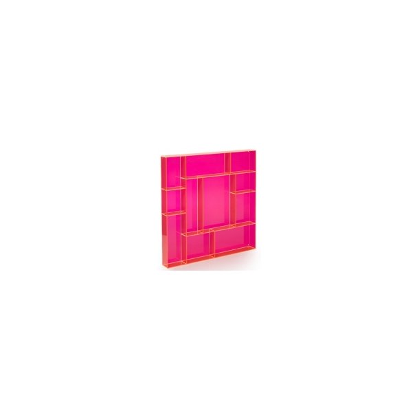 Neon Living Fox Box Square Sttekasse - Pink