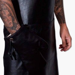 Dutchdeluxes Ultimate Ovnhandske 100% Lder Classic Black