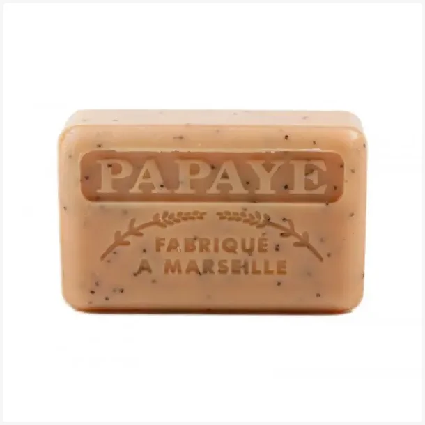 Savon Marseillaise - Fransk S�bebar H�nd/Krop - Papaya (125 g)