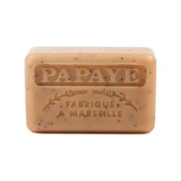 Savon Marseillaise - Fransk Sbebar Hnd/Krop - Papaya (125 g)