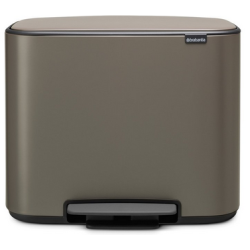 Brabantia Bo Pedalspand 36 ltr. - Platinum