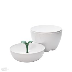 Qualy Mini Happle Hvid ble - Opbevaring