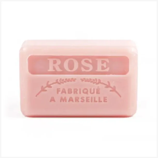 Savon Marseillaise - Fransk S�bebar H�nd/Krop - Rose (125 g)