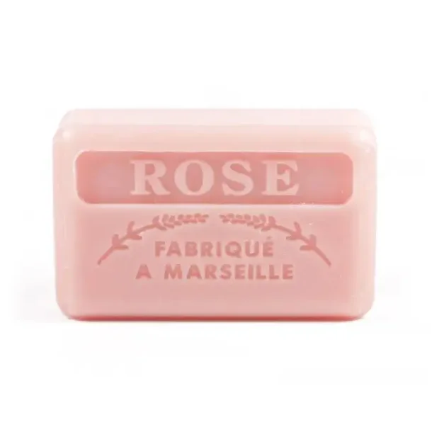 Savon Marseillaise - Fransk Sbebar Hnd/Krop - Rose (125 g)