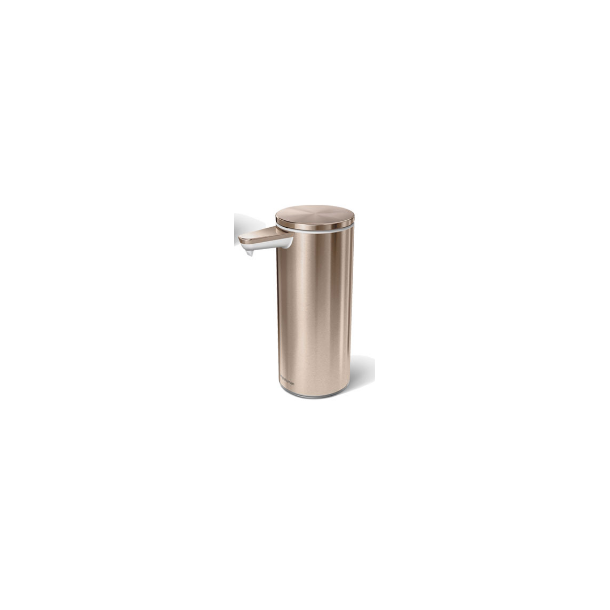 Simplehuman Vskesensorpumpe 266Ml, Genopladeligt, Rosegul Rustfrit Stl