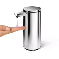 SimpleHuman Sensor Sbedispenser Blank Stl 266 ml. - Genopladelig