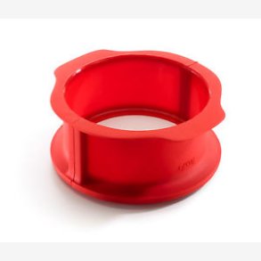 L�ku� Springform 15 cm r�d m/keramisk bund