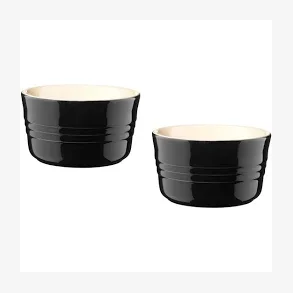 Le Creuset S�t m m/2 runde ramekiner 0,25 Liter - Black
