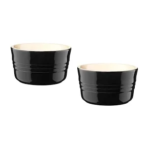 Le Creuset Sæt m m/2 runde ramekiner 0,25 Liter - Black