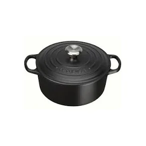Le Creuset Rund gryde 3,3 Liter 22 cm Black 