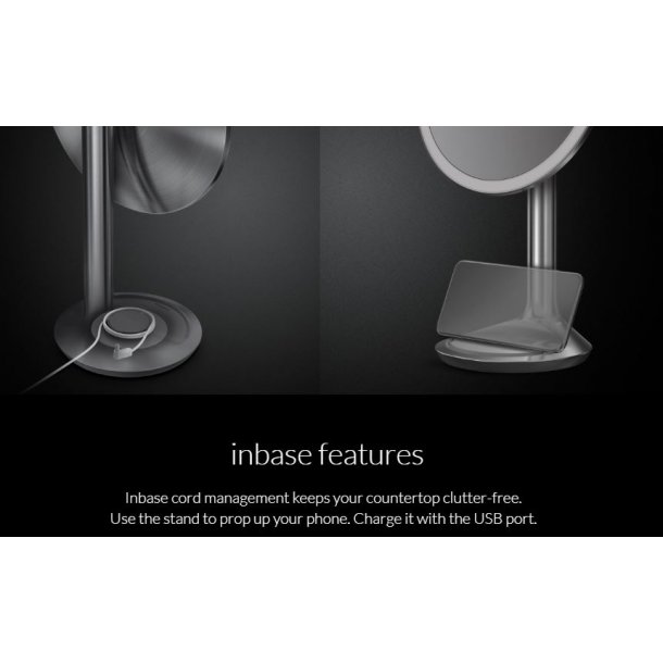 Simplehuman Sensor Spejl 5X Forstrrelse 20 Cm Ledning, Brstet Rustfrit Stl