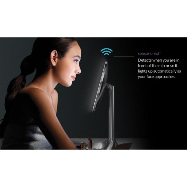 Simplehuman Sensor Spejl 5X Forstrrelse 20 Cm Ledning, Brstet Rustfrit Stl