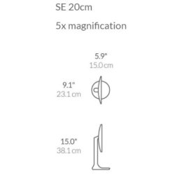 Simplehuman Sensor Spejl 5X Forstrrelse 20 Cm Ledning, Brstet Rustfrit Stl