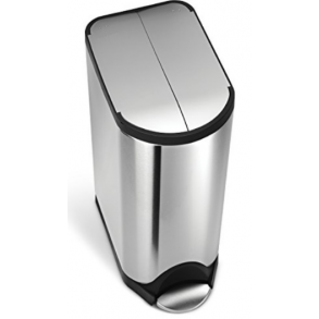 Simplehuman Sommerfuglpedalspand 30L, Enkelt Rum, Brstet Rustfrit Stl