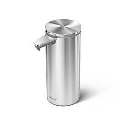 SimpleHuman Sensor Sbedispenser Brstet Stl 266 ml. - Genopladelig