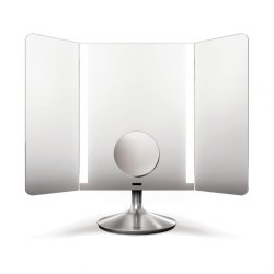 Simplehuman Trefljet Spejl Med Lys Og Sensor