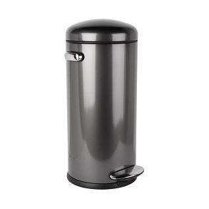 SimpleHuman Retro Pedalspand 30 Liter - Mrkegr