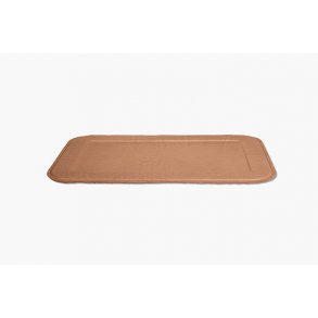 Dutchdeluxes serveringsbakke Slim 100% Leather Croco New Natural 30 x 48 cm