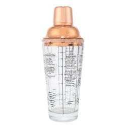 Steel Function Shaker i glas med kobber lg