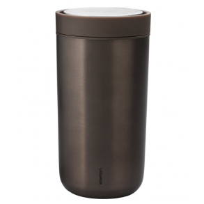 Stelton To Go Click Termokop Metallisk Mrkebrun - 0,20 L