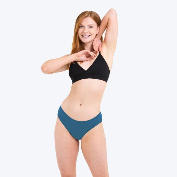 WUKA - Menstruationstrusse Swim Bikini - Bl� - Light Flow