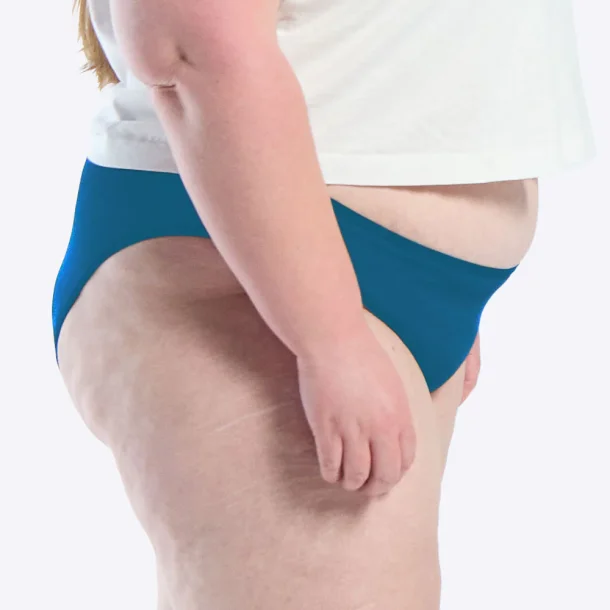 WUKA - Menstruationstrusse Swim Bikini - Bl� - Light Flow