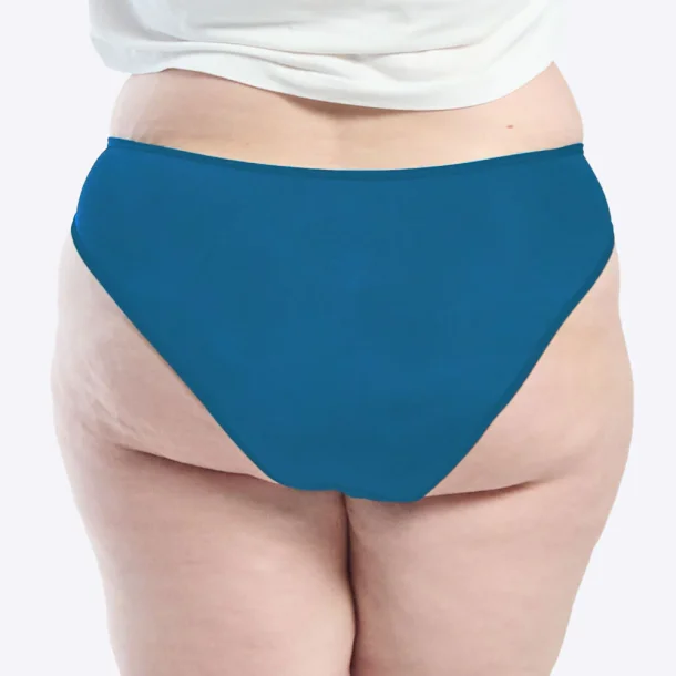 WUKA - Menstruationstrusse Swim Bikini - Bl� - Light Flow