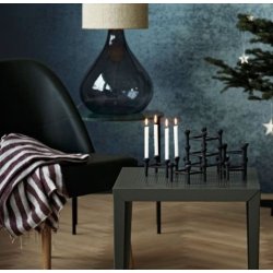 House Doctor Plaid, Stripe, Gr melange/vinrd,