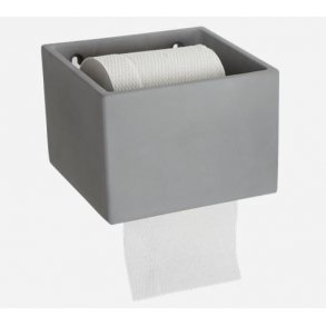 House Doctor Toiletpapirholder, Cement, 14,7x15 cm
