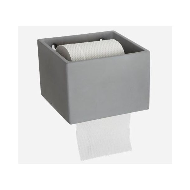 House Doctor Toiletpapirholder, Cement, 14,7x15 cm