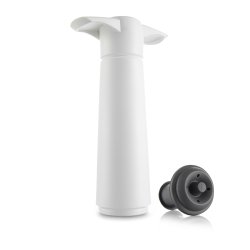 Vacu Vin Saver Med 1 Propper - Hvid
