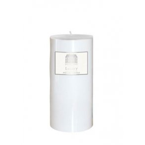 Villa Collection Bloklys H 15 cm - Hvid Rustik