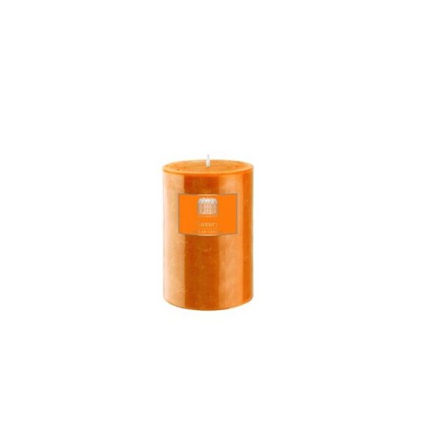 Villa Collection Ljus H 10 cm - Orange Rustic