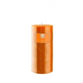 Villa Collection Bloklys H 15 cm - Orange Rustik