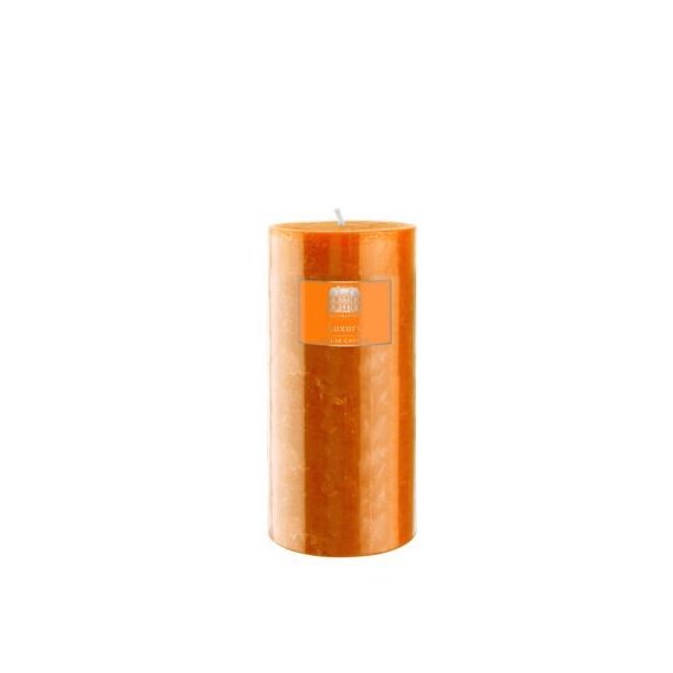 Villa Collection pelare H 15 cm - Orange Rustik