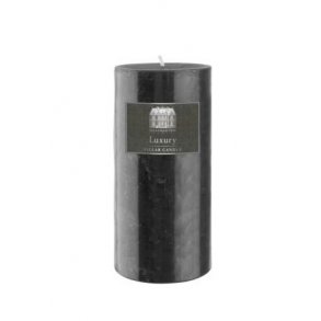 Villa Collection Bloklys H 15 cm - Sort Rustik