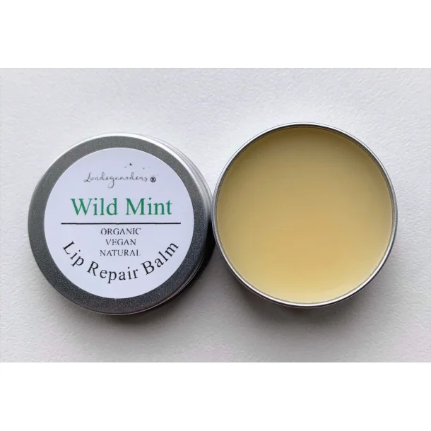 Lundegaardens Wild Mint Lbepomade - kologisk, Vegansk, Naturlig 10 ml