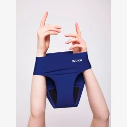 WUKA - Teen Menstruationstrusse Seamless Brief - Heavy Flow - Bl�