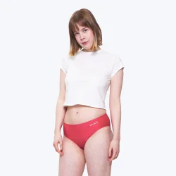 WUKA - Teen Menstruationstrusse Seamless Brief - Heavy Flow - R�d