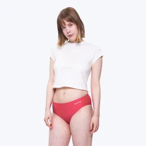 WUKA - Teen Menstruationstrusse Seamless Brief - Heavy Flow - R�d