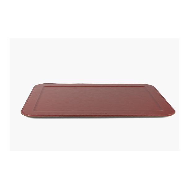 Dutchdeluxes Severingsbakke XL Rectangular 100% Leather New Ruby Red - 44 x 64 cm