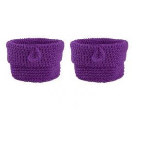 Zone Confetti Kurv Lilla - 2 stk Lille