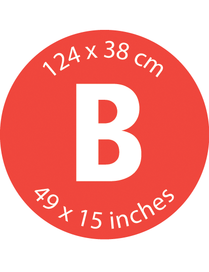 Brabantia Strygebr&aelig;t M&aelig;rke B - 124 x 38 cm