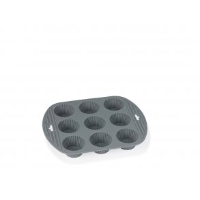 Funktion 9 huller Muffinform Grå